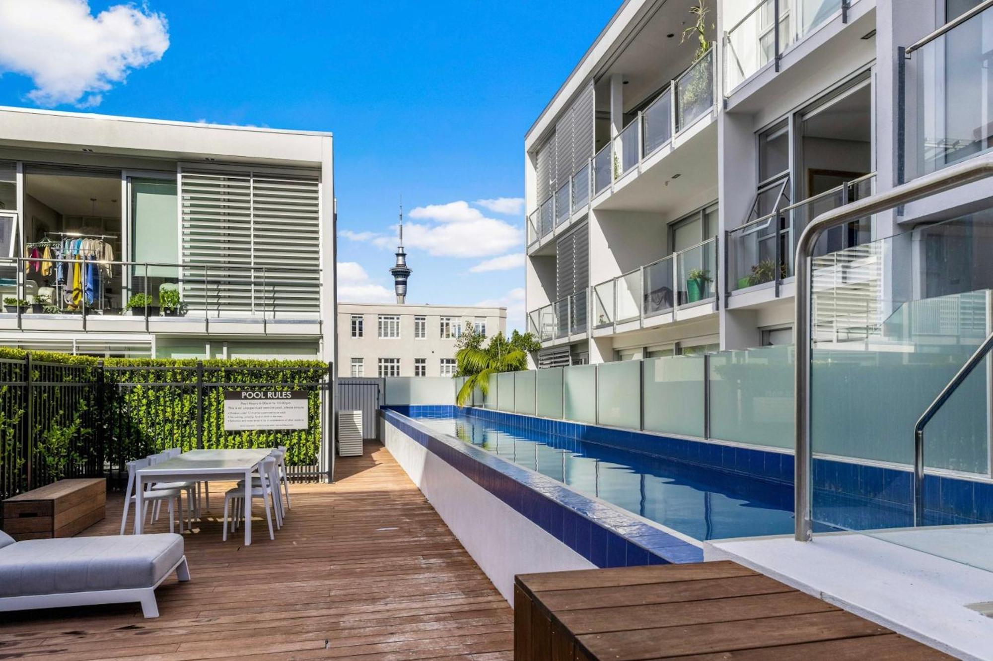 Luxury 2 Bed2Bath Penthouse Free Secure Carpark Apartment Auckland Exterior photo